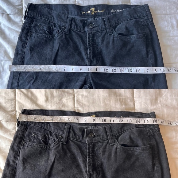 7 for all Mankind Kimmie Bootcut Jean 30 Black - Picture 13 of 14